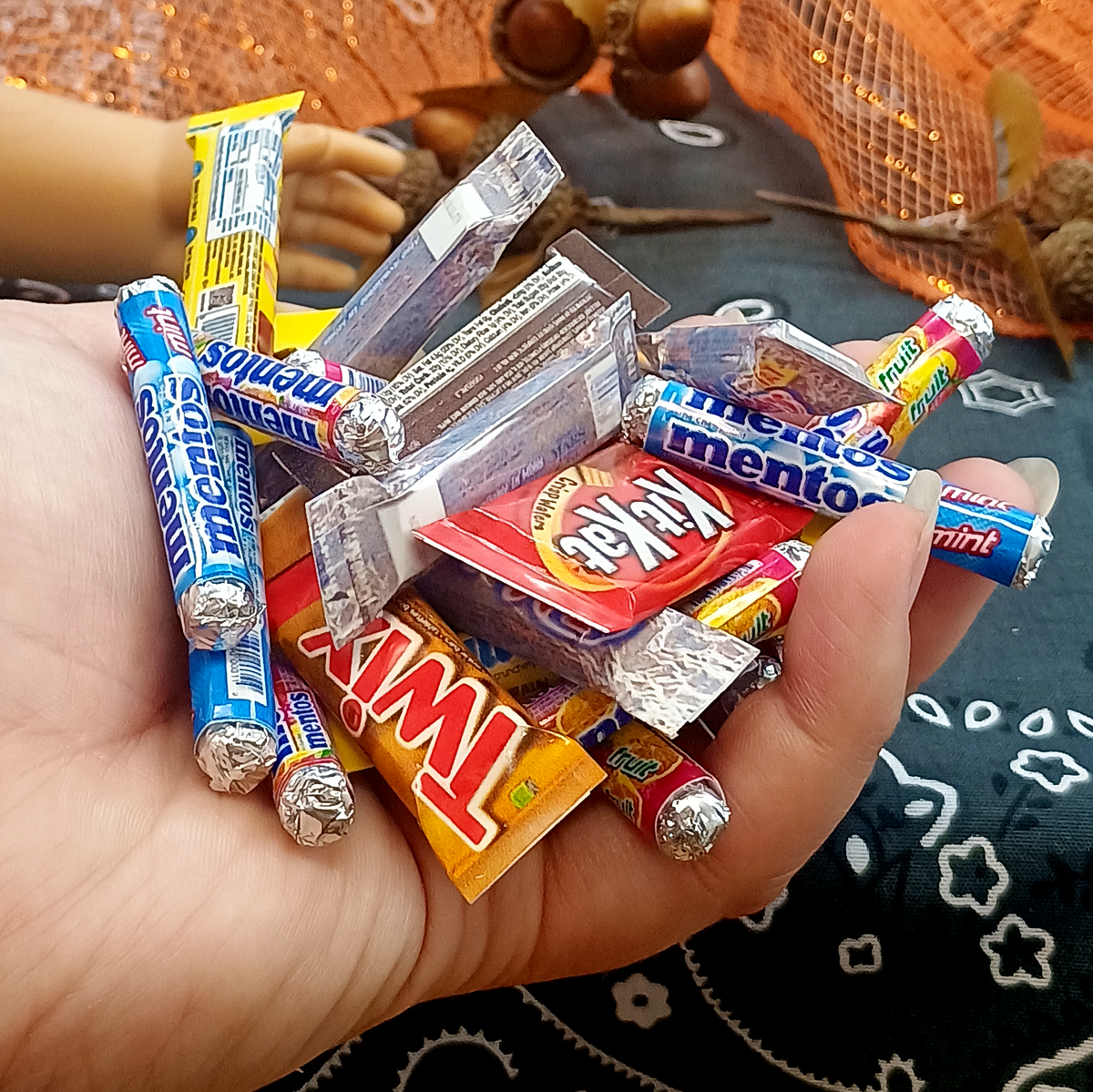 Halloween Doll Food Bundle - 18" Doll Miniatures | 1:3 Scale