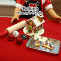 Christmas Doll Food Bundle - 18" Doll Miniatures | 1:3 Scale